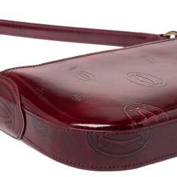 Pre Owned حقيبة كارتييه باغيت هابي بيرث داي جلد أحمر لامع