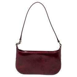 Pre Owned حقيبة كارتييه باغيت هابي بيرث داي جلد أحمر لامع