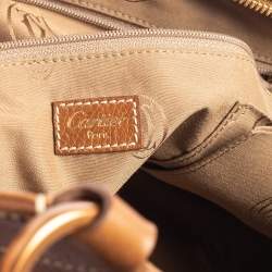 Cartier Tan Leather Medium Marcello de Cartier Bag