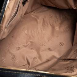 Pre Owned Cartier Black Leather Marcello de Cartier Satchel