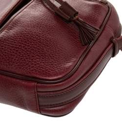 مملوكة مسبقًا Cartier Burgundy Leather Must de Cartier Crossbody Bag