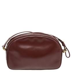 Cartier Brown Leather Must de Cartier Shoulder Bag