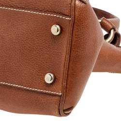 Pre Owned Cartier Brown Leather Marcello De Cartier Satchel