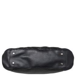 Pre Owned حقيبة ساتشل كارتييه لا دونا جلد أسود بسلسلة