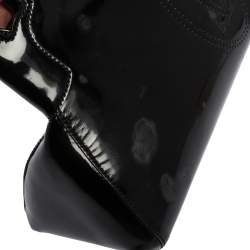 Pre Owned Cartier Black Patent Leather Small Marcello De Cartier Bag