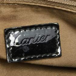 Cartier Black Patent Leather Marcello de Cartier Bag