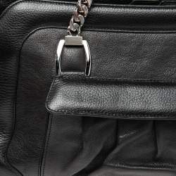 مملوكة مسبقًا Cartier Black Leather La Dona Shoulder Bag