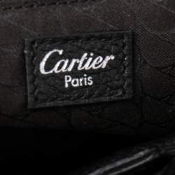مملوكة مسبقًا Cartier Black Leather La Dona Shoulder Bag