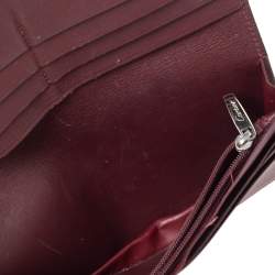 Pre Owned محفظة كارتييه موست دو كارتييه إنترناشيونال جلد أسود بسحاب 