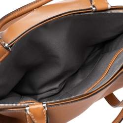 مملوكة مسبقًا حقيبة ساتشل كارتييه سي دو كارتييه جلد بني متوسطة