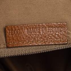 Pre Owned حقيبة كارتييه ماركلو دو كارتييه متوسطة جلد بني