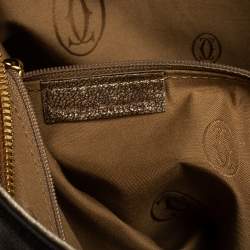 Pre Owned Cartier Gold Leather Marcello de Cartier Bag