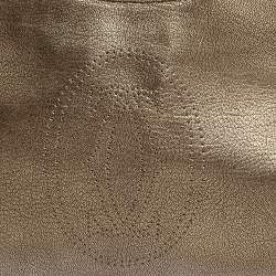 Pre Owned Cartier Gold Leather Marcello de Cartier Bag