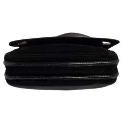 Cartier Python,Suede and Leather Marcello Flap Shoulder Bag