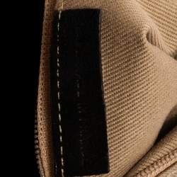 Cartier Python,Suede and Leather Marcello Flap Shoulder Bag