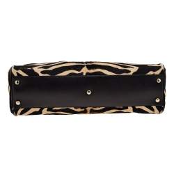 مملوكة مسبقًا Cartier Beige/Black Calf Hair and Textured Leather Marcello De Cartier 