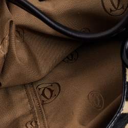 مملوكة مسبقًا Cartier Beige/Black Calf Hair and Textured Leather Marcello De Cartier 