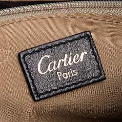 مملوكة مسبقًا Cartier Beige/Black Calf Hair and Textured Leather Marcello De Cartier 