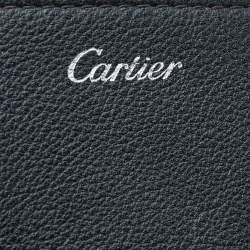 مملوكة مسبقًا حقيبة ساتشل كارتييه ميني سي دو كارتييه جلد أسود