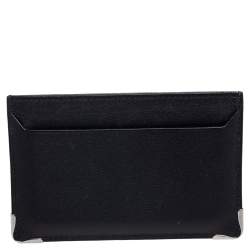 Pre Owned محفظة بطاقات كارتييه ماست دو كارتييه جلد أسود