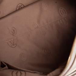 مملوكة مسبقًا Cartier White Leather Medium Marcello de Cartier Bag
