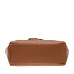 Pre Owned حقيبة يد توتس كارتييه مارسيللو دو كارتييه جلد بني وثعبان