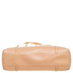 مملوكة مسبقًا Cartier Beige Leather Cabochon Tote 