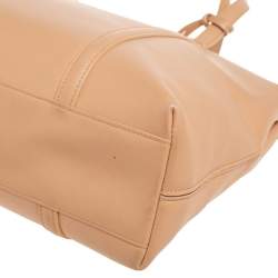 مملوكة مسبقًا Cartier Beige Leather Cabochon Tote 