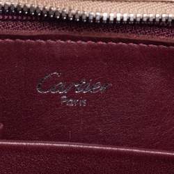 مملوكة مسبقًا Cartier Beige Leather Cabochon Tote 