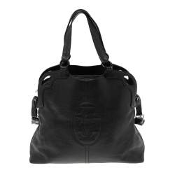 Pre Owned حقيبة ساتشل كارتيه مارسيلو دو كارتيه جلد أسود