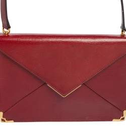 مملوكة مسبقًا حقيبة كتف كارتييه جلد أحمر نمط الظرف