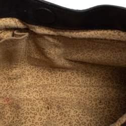 Pre Owned Cartier Black Calfhair and Leather Small Panthere de Cartier Bag