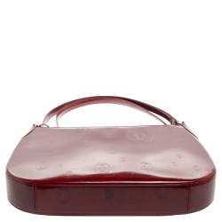 مملوكة مسبقًا حقيبة كتف كارتييه هابي بيرث داي جلد أحمر لامع