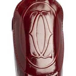 مملوكة مسبقًا حقيبة كتف كارتييه هابي بيرث داي جلد أحمر لامع