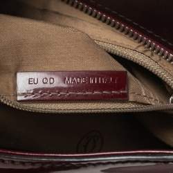 Pre Owned حقيبة كارتييه مارسلو دو كارتييه جلد حمراء لامعة