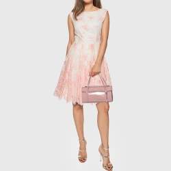 Pre Owned Cartier Pink Patent Leather Happy Birthday Flap Satchel