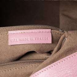 Pre Owned Cartier Pink Patent Leather Happy Birthday Flap Satchel