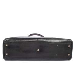 Pre Owned Cartier Black Leather Small Marcello de Cartier Bag