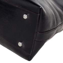Pre Owned حقيبة ساتشل كارتييه مارسلو دو كارتييه جلد سوداء