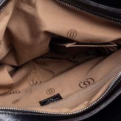 Pre Owned حقيبة ساتشل كارتييه مارسلو دو كارتييه جلد سوداء