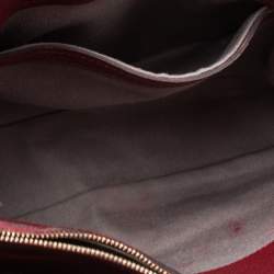 Pre Owned Cartier Red Leather C de Cartier Bag