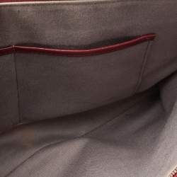 Pre Owned Cartier Red Leather C de Cartier Bag