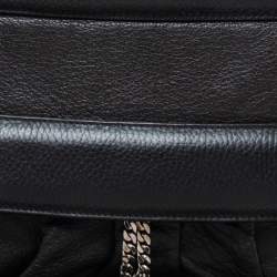 مملوكة مسبقًا حقيبة كتف كارتييه لا دونا جلد أسود