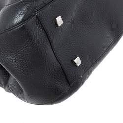 مملوكة مسبقًا حقيبة كتف كارتييه لا دونا جلد أسود