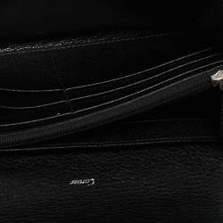 Pre Owned Cartier Black Leather Love Continental Wallet