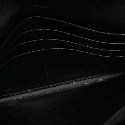 Pre Owned Cartier Black Leather Love Continental Wallet