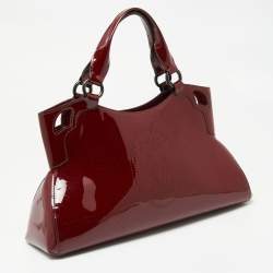 مملوكة مسبقًا Cartier Dark Burgundy Patent Leather Small Marcello De Cartier Bag