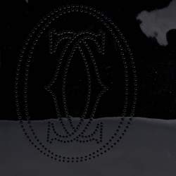 Pre Owned Cartier Black Patent Leather Large Marcello de Cartier Bag