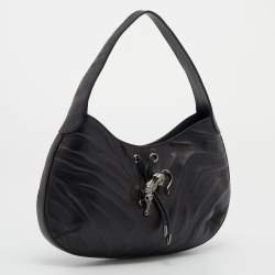 مملوكة مسبقًا Cartier Black Leather Small Panthere de Cartier Bag