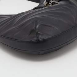 مملوكة مسبقًا Cartier Black Leather Small Panthere de Cartier Bag